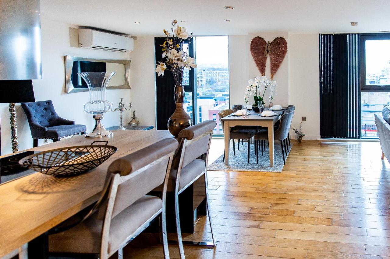 שפילד Spacious 3-Bed Penthouse With City Sky Line Views מראה חיצוני תמונה